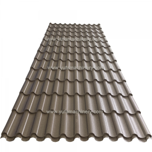 EURO STANDARD PPGI STEEL ROOFING GLAZED TILE MAKING MACHINE