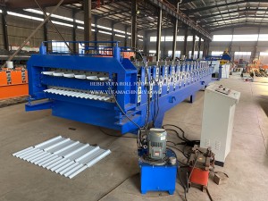 double layer metal roofing panel roll forming machine price