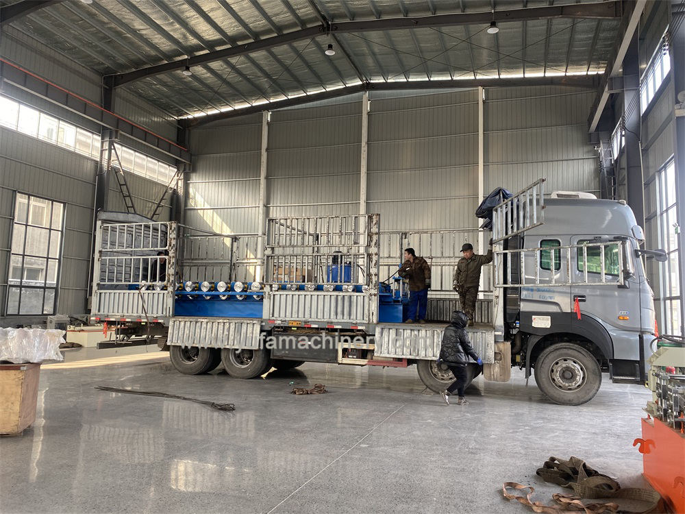 Export aluminum magnesium manganese alloy metal roof roll forming machine to Ethiopia