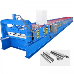 Metal roofing floor decking roll forming machine