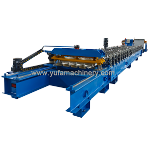 G550 FULL HARDNESS 40M/MIN 1000MM WIDTH ROOF PANEL ROLL FORMING MACHINE SERVO MOTOR SYSTEM