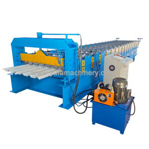 LIBYA 780 TYPE CUSTOMIZED METAL ROOF PANEL ROLL FORMING MACHINE