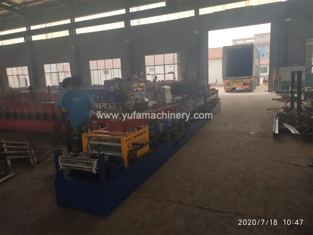 Export C purlin and Cut to length roll forming machines to Madagascar