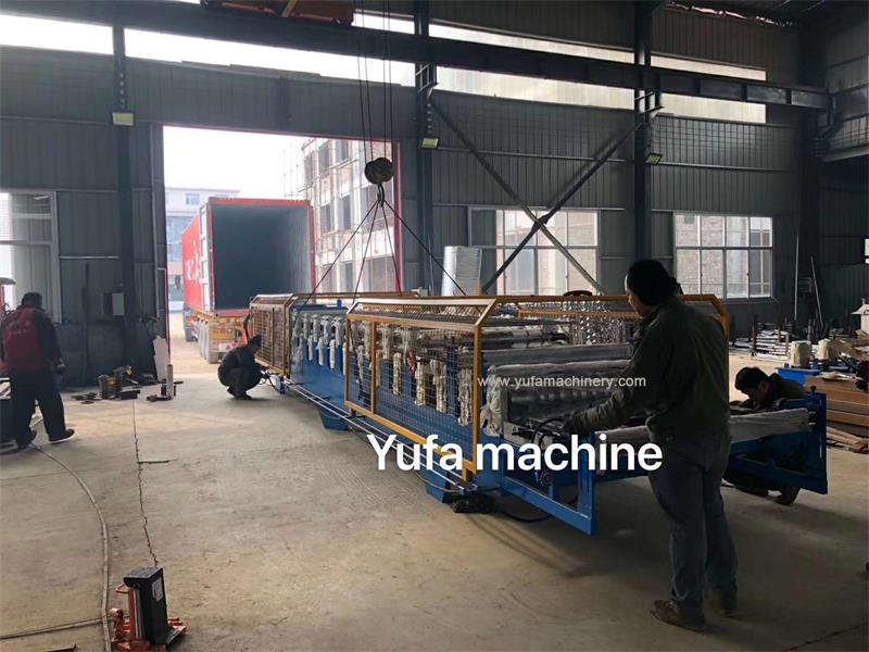 Export double layer roll forming machine to Poland
