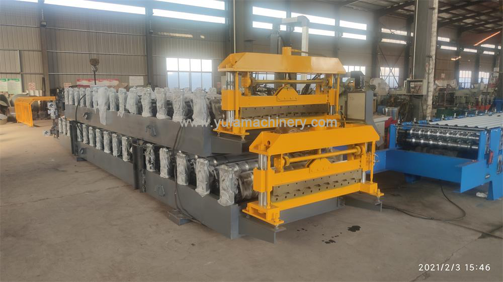 Export T20 and T10 roll forming machine to (Hungary) Ukraine