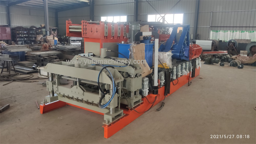 Export glazed roll forming machine and shutter door roll forming machine to Libya