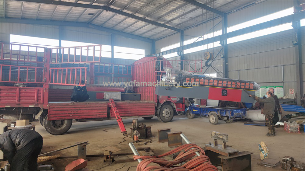 Export window frame new U and C channel frame making machine to Kazakhstan