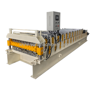USA PBR AND PBU ROOF PANEL DOUBLE LAYER ROLL FORMING MACHINE