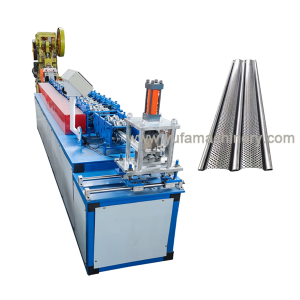 BRAZIL CUSTOMIZED PERFORATED HOLES ROLLER SHUTTER DOOR ROLL FORMING MACHINE