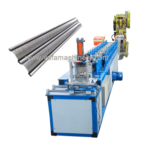 BRAZIL CUSTOMIZED PERFORATED HOLES ROLLER SHUTTER DOOR ROLL FORMING MACHINE