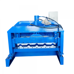 800 type bamboo glazed roof sheet roll forming machine