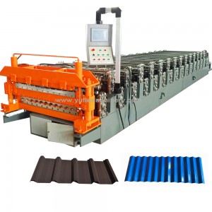 Double layer decking roll forming machine