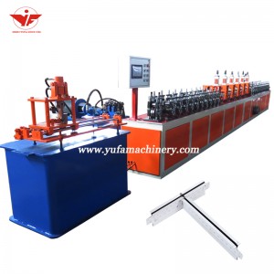 Metal Tee Bar/ T grid  llight keel roll forming machine factory