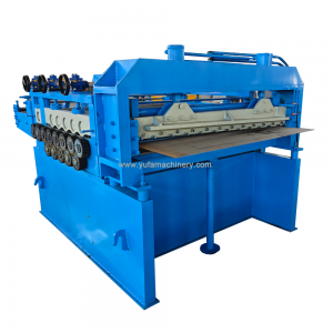 1500mm width 1-3.5mm thickness steel cut to pieces roll forming machine