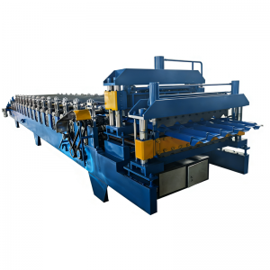 C18 and BAMBOO GLAZED TILE DOUBLE LAYER ROLL FORMING MACHINE