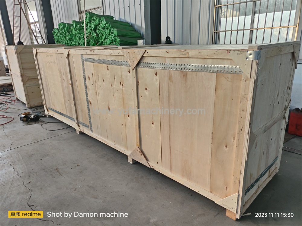 Export shutter door roll forming machine to Peru