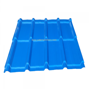 1000mm with coil material servo motor glazed tile roll forming machine