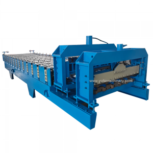 Chocolate type C21 glazed roof tile roll forming machine