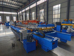 G550 FULL HARDNESS 40M/MIN 1000MM WIDTH ROOF PANEL ROLL FORMING MACHINE SERVO MOTOR SYSTEM