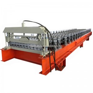 Steel trapezoidal type roofing tile wall panel roll forming machine