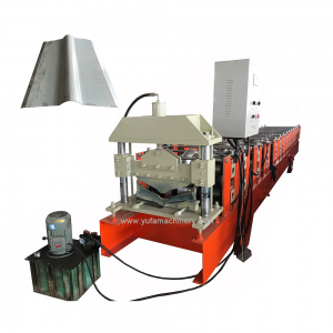 Steel ridge cap roll forming machine