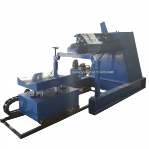 5-15 tons hydraulic decoiler with coil car