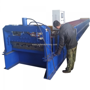 4 Ribs customized steel floor decking roll forming machine