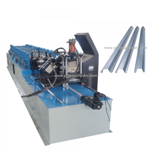 C and Omega channel in one light keel roll forming machine