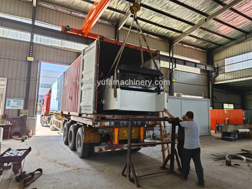Export Cut to length roll forming machines and Manual decoilers to Greece