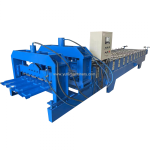 800 type bamboo glazed roof sheet roll forming machine