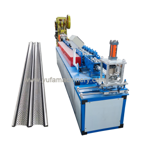 BRAZIL CUSTOMIZED PERFORATED HOLES ROLLER SHUTTER DOOR ROLL FORMING MACHINE