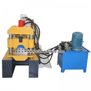 Metal half round ridge cap roll forming machine factory