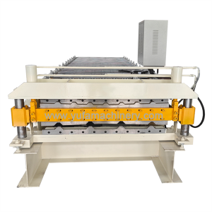 USA PBR AND PBU ROOF PANEL DOUBLE LAYER ROLL FORMING MACHINE