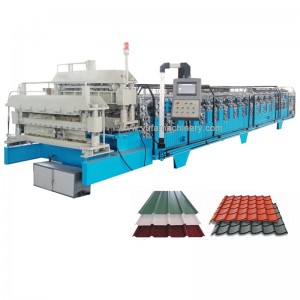 Double layer decking roll forming machine