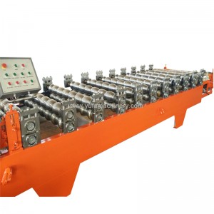 Metal Glazed step tile roofing panel roll forming machine