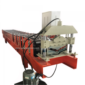 Steel ridge cap roll forming machine