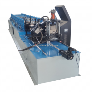 C and Omega channel in one light keel roll forming machine