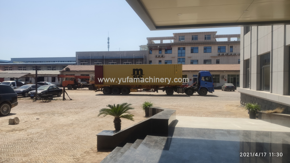 Export metal roof roll forming machine to Libya