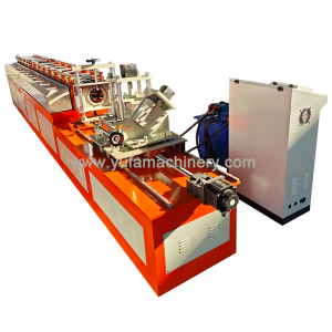 C CHANNEL WITH HOLES SERVO MOTOR PANAMA CUSTOMIZED LIGHT KEEL ROLL FORMING MACHINE