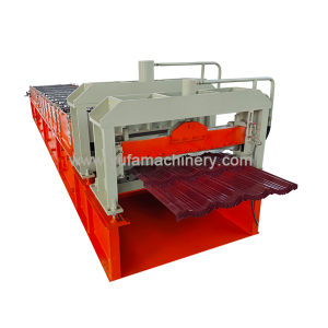 G550 HARDNESS 0.1MM THICKNESS INDONESIA 760 TYPE GLAZED TILE GENTENG MESIN ROLL FORMING MACHINE