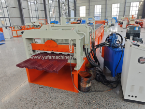 G550 HARDNESS 0.1MM THICKNESS INDONESIA 760 TYPE GLAZED TILE GENTENG MESIN ROLL FORMING MACHINE