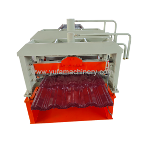 G550 HARDNESS 0.1MM THICKNESS INDONESIA 760 TYPE GLAZED TILE GENTENG MESIN ROLL FORMING MACHINE