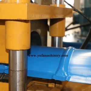 Metal half round ridge cap roll forming machine factory