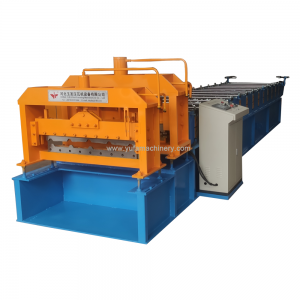 1000mm with coil material servo motor glazed tile roll forming machine