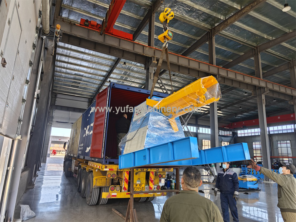 Export Omega roll forming machine and hydraulic decoiler to Trinidad and Tobago