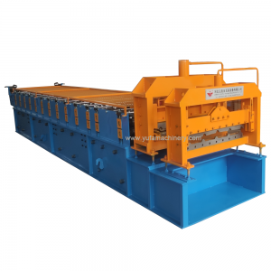 1000mm with coil material servo motor glazed tile roll forming machine
