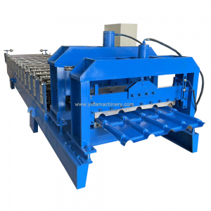 800 type bamboo glazed roof sheet roll forming machine
