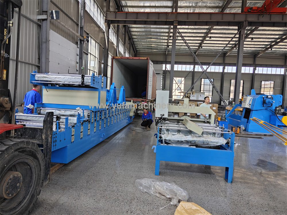 Export corrugated and trapezoid roof roll forming machine/curving machine/slitter machine/bending machine to Congo