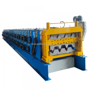 Double layer floor deck roll forming machine