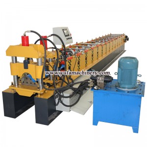 Metal half round ridge cap roll forming machine factory